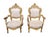 Mid 20th Century A Pair of Oversized Gilt Wood Rococo French Armchairs For Sale - Image 13 of 13