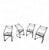 Postmodern Postmodern Chairs, 1980s, Set of 4 For Sale - Image 3 of 18