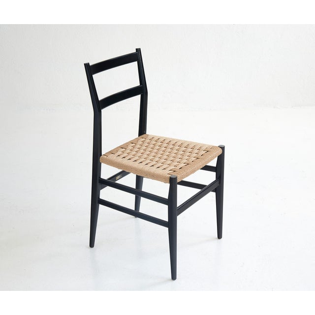 First Edition Leggera Chairs by Gio Ponti for Figli di Amedeo Cassina, 1951, Set of 4 For Sale - Image 3 of 11
