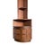 Wood Vintage Square Teak Corner Display Cabinet from Nathan, 1970s For Sale - Image 7 of 9
