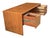 1960s Scandinavian Modern Teak Executive Desk With Floating Pedestal Design For Sale - Image 11 of 17
