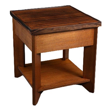Hague School Side Table by Architect H. Wouda, 1920s For Sale