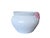 Grandmillenial White Ceramic Fishbowl Planter With Pink Bow For Sale - Image 9 of 14