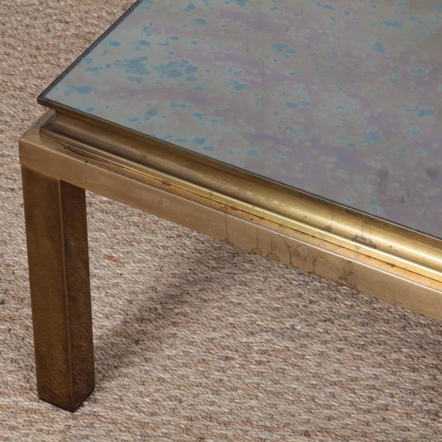 Square Coffee Table by Guy Lefevre for Maison Jansen, 1970s For Sale - Image 3 of 9