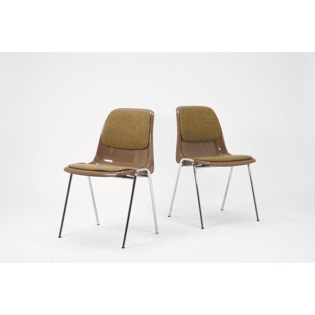 Vintage Stacking Chairs from Drabert, Germany, 1980s, Set of 4 For Sale - Image 12 of 12