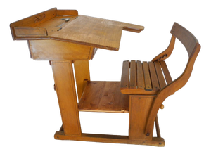 Art Nouveau School Desk, 1890s