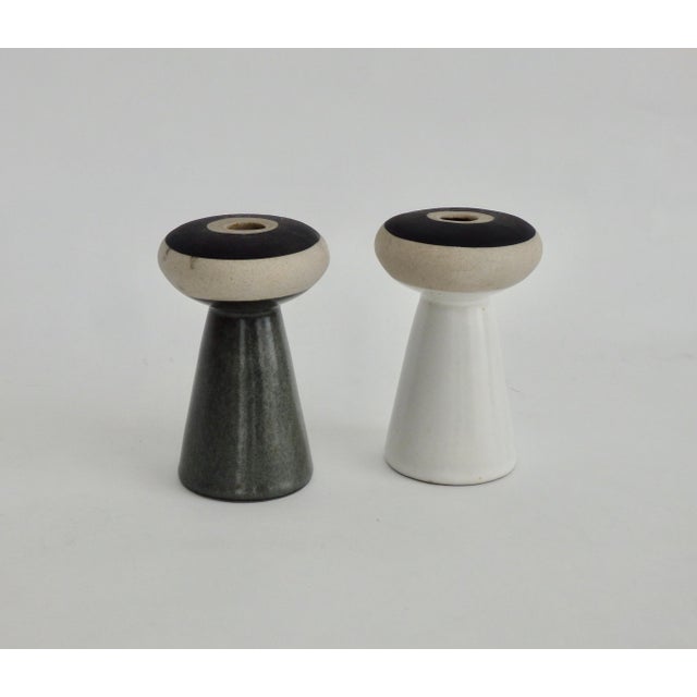 Mr Salt and Mrs Pepper Shakers by David Gil for Bennington Pottery Vermont 2 Pieces Chairish