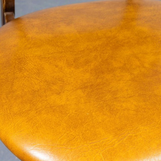 Large French Oak Upholstered Dining Chair, 1970s For Sale - Image 3 of 13
