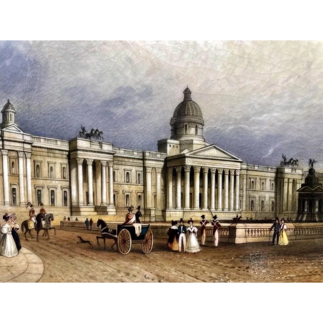 Stunning and extremely rare Chamberlains Worcester Cabinet or Wall Plate of Museum quality. Second quarter of the...