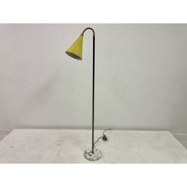 1960s Italian Floor Lamp with Marble Base, 1960s For Sale - Image 5 of 15