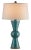 Modern Currey & Company Upbeat Teal Table Lamp For Sale - Image 3 of 3