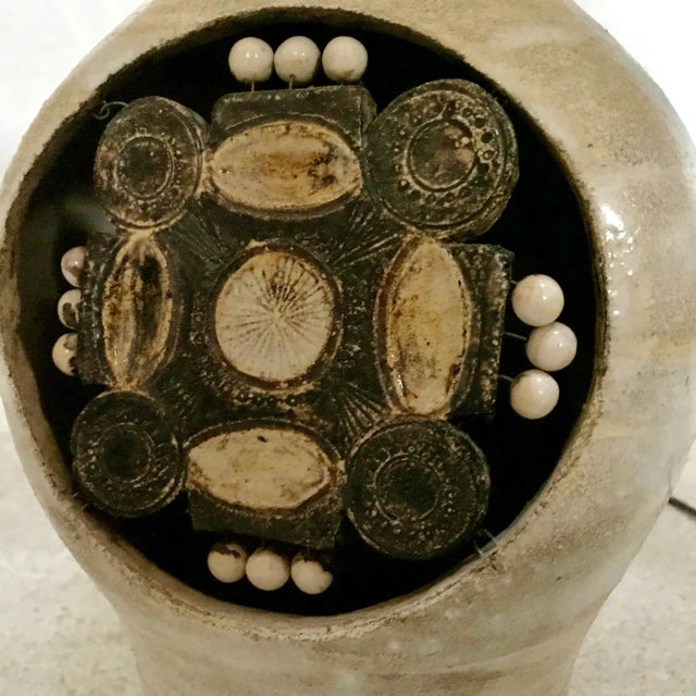 French Ceramic Table Lamp by Georges Pelletier, 1960s For Sale - Image 15 of 16