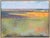 Fiesta Key - Yellow Multicolored Abstract Landscape Reproduction Print - 30x40 Horizontal, Framed For Sale