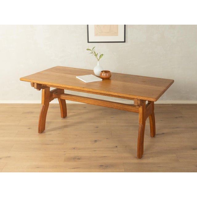 Brutalist Farmhouse Dining Table For Sale - Image 5 of 9