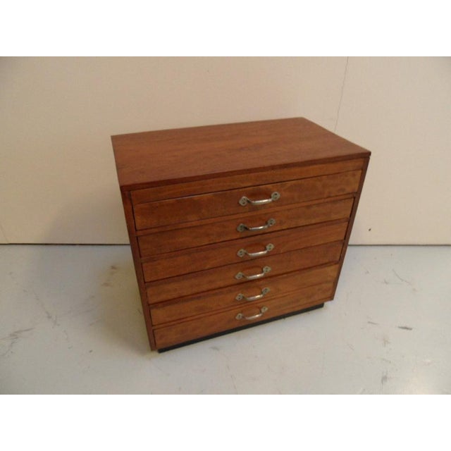 Vintage Watchmakers Filing Cabinet with Drawers, 1930s For Sale - Image 9 of 11