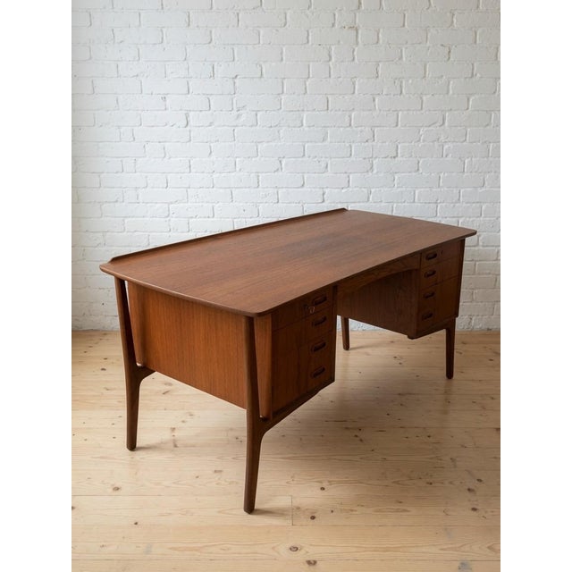 Teak Executive Desk from Svend Aage Madsen, 1960s For Sale - Image 10 of 13
