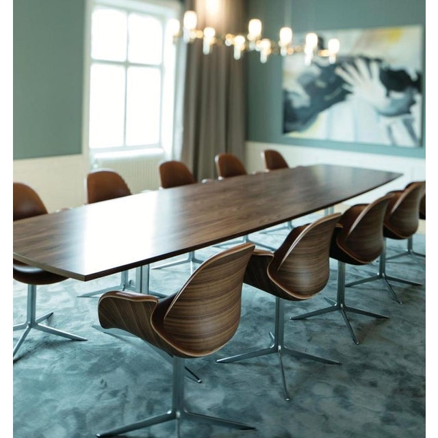 One Collection Council Chair in Walnut and Upholstery from Salto and Sigsgaard For Sale - Image 12 of 18