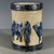 Blue 1990s Blue & White Porcelain Brush Pot With Bird & Flower Motif, 4.7" For Sale - Image 8 of 9