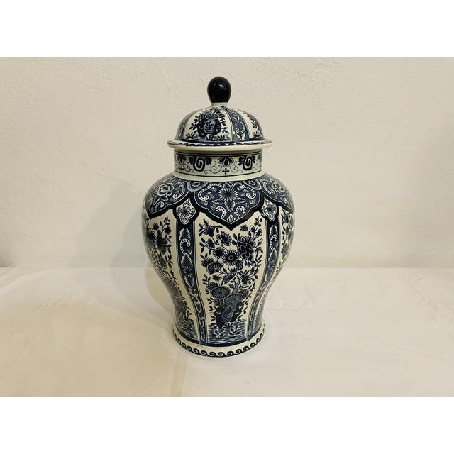 Porcelain Vase with Lid by Boch for Royal Sphinx, 1960s For Sale - Image 9 of 9