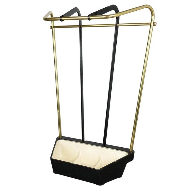 Mid-Century Brass Umbrella Stand, Germany, 1950s For Sale - Image 17 of 17