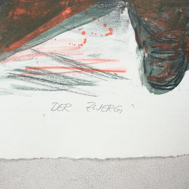 Hubertus Giebe, Der Zwerg, 2002, Lithograph For Sale - Image 6 of 9