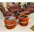 This pair of vintage 1970s side tables pulls out all the stops. The tables are gratuitously covered in thick furry fabric...