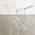 Metal Vintage Lucite Wing Panel Console Table Base For Sale - Image 7 of 9