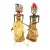 Vintage Javanese Rod Puppets on Display Stands—A Pair For Sale