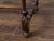 English Georgian Period 1800s Walnut Table with Drawer and Turned Baluster Legs For Sale - Image 4 of 12