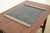Art Deco Roycroft Arts & Crafts Silver Finished Hammered Copper Blotter Ends With Leather Desk Blotter For Sale - Image 3 of 14