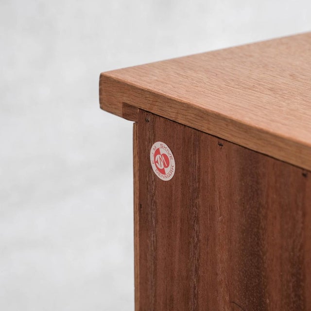 Brown Mid-Century Danish Oak Sideboard in style of Kjaernulf For Sale - Image 8 of 18