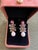 Bochic "Capri" Vintage Ruby & Rose Cut Sapphire Earrings Set 18K Gold & Silver For Sale - Image 4 of 18