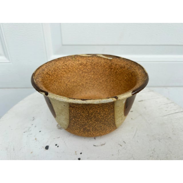 Mid-Century Modern Vintage Stoneware Bowl in the Manner of David Cressey For Sale - Image 3 of 7