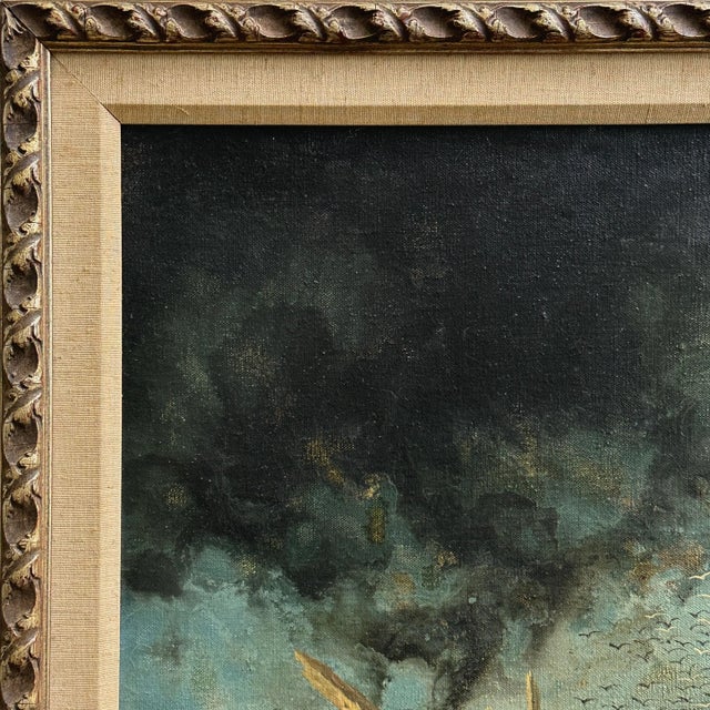 Realism Paul Gorka (1931-2020) - Vintage Fantasy Realist ‘Birds’, Signed (C. 1970, Oil on Canvas) For Sale - Image 3 of 5