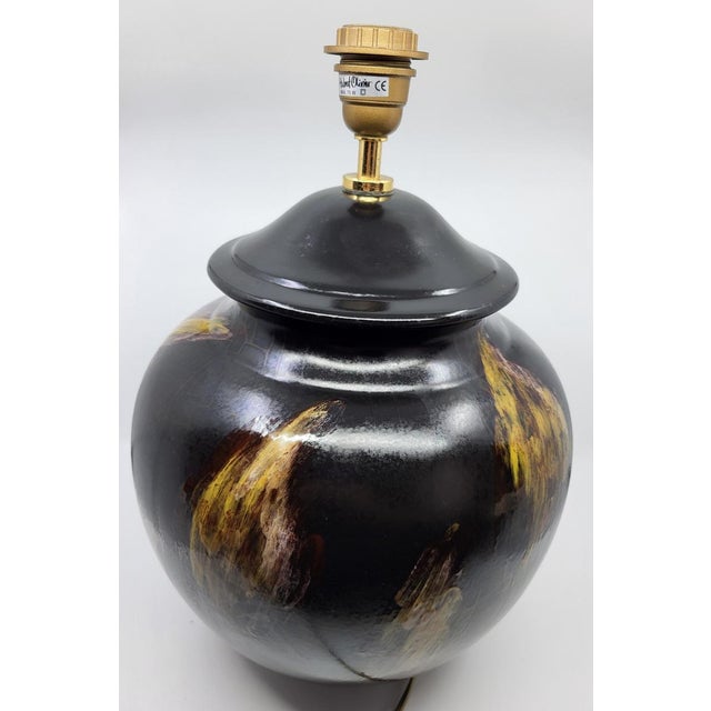 Ceramic Lamp by Hubert Olivier, France, 1980 For Sale - Image 16 of 18