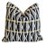 Early 21st Century Designer Gaston Y Daniela Hepburn Contemporary Geometric Feather/Down Pillow 21" Square For Sale - Image 5 of 8