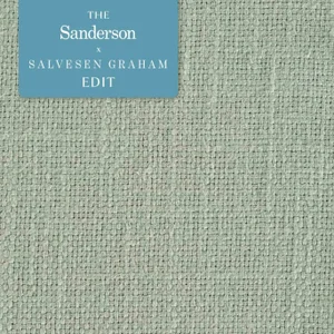 Sanderson Tuscany II Fabric in Gardenia Green - a Sample