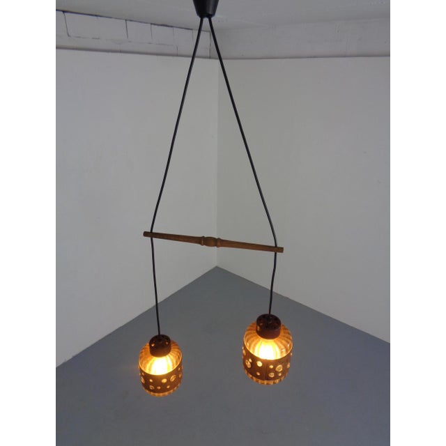 Dutch Copper and Glass Ceiling Lamp by Nanny Still for Raak, 1960s For Sale - Image 6 of 18