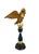 Rustic European Vintage European Carved Wood Bird Sculpture on Finial 14" H For Sale - Image 3 of 8