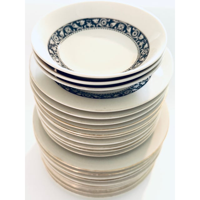 Black 1940s Love Song Fine China Collection Brief Dinner Set by Berkeley House Japan - 46 pcs For Sale - Image 8 of 9