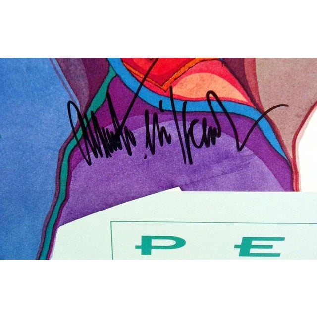 Impressionist 1990s "Familia De Hoy" Hand Signed Offset Lithograph by Amado Pena For Sale - Image 3 of 4