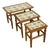 Mid-Century Modern Oak Nesting Tables by Henning Kjærnulf, Denmark, 1960s, Set of 3 For Sale