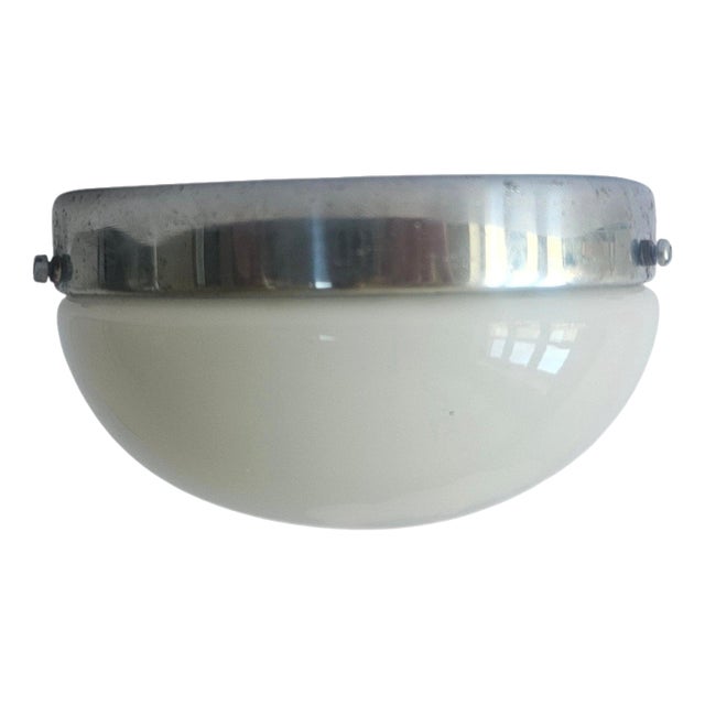 Bauhaus Functionalism Art Deco Flush Mount, 1930s For Sale