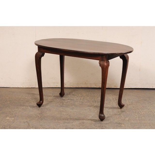 A British Colonial Rosewood Oval Table For Sale - Image 9 of 11