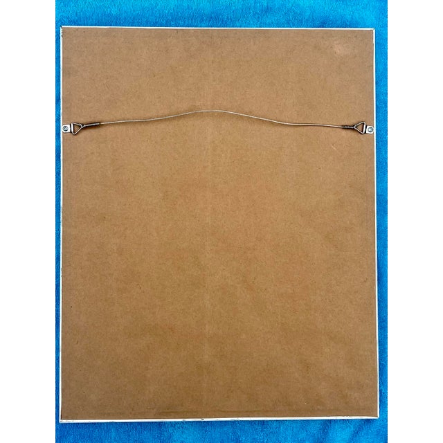 White Modern Organic Watercolor Pen & Ink Signed Original 2014 For Sale - Image 8 of 8