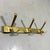 Gold Vintage Aluminium Wall Coat Racks, 1960s, Set of 2 For Sale - Image 8 of 9