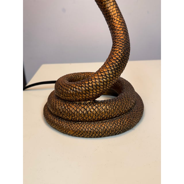 Brett Beldock for Cb2 Snake Bronze Table Lamp For Sale - Image 10 of 12