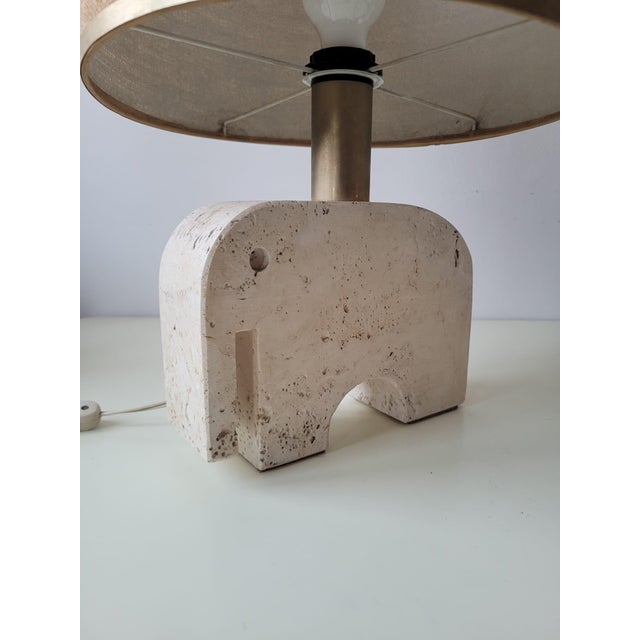 Sculptural Elephant Table Lamp from F.lli Mannelli, Florence, Italy, 1970s For Sale - Image 9 of 18
