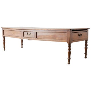 Rustic Country French Farmhouse Display Table or Console For Sale