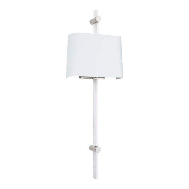 Regina Andrew Taurus Sconce Polished Nickel For Sale